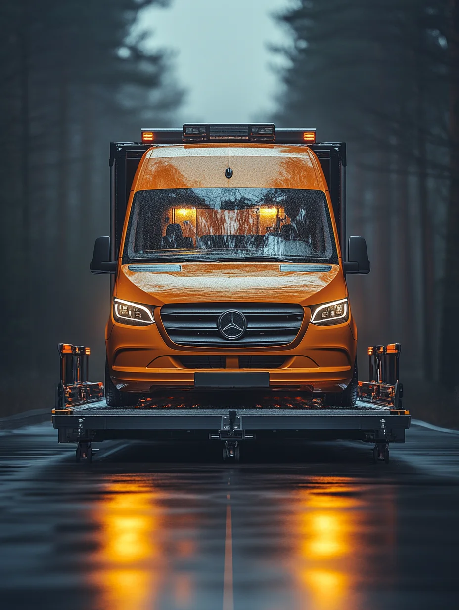 Tractări dube și microbuze - Servicii tractări auto Cluj